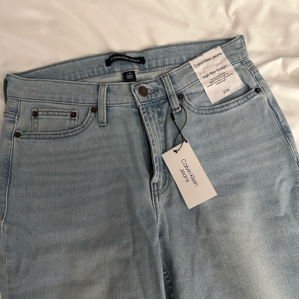 CK straight jeans
